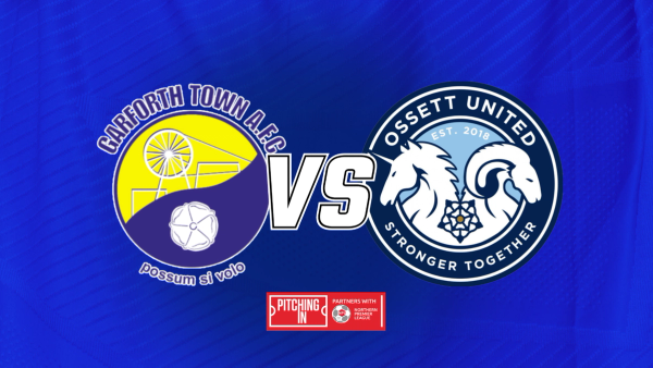 Next match - home to Ossett United (06/10)