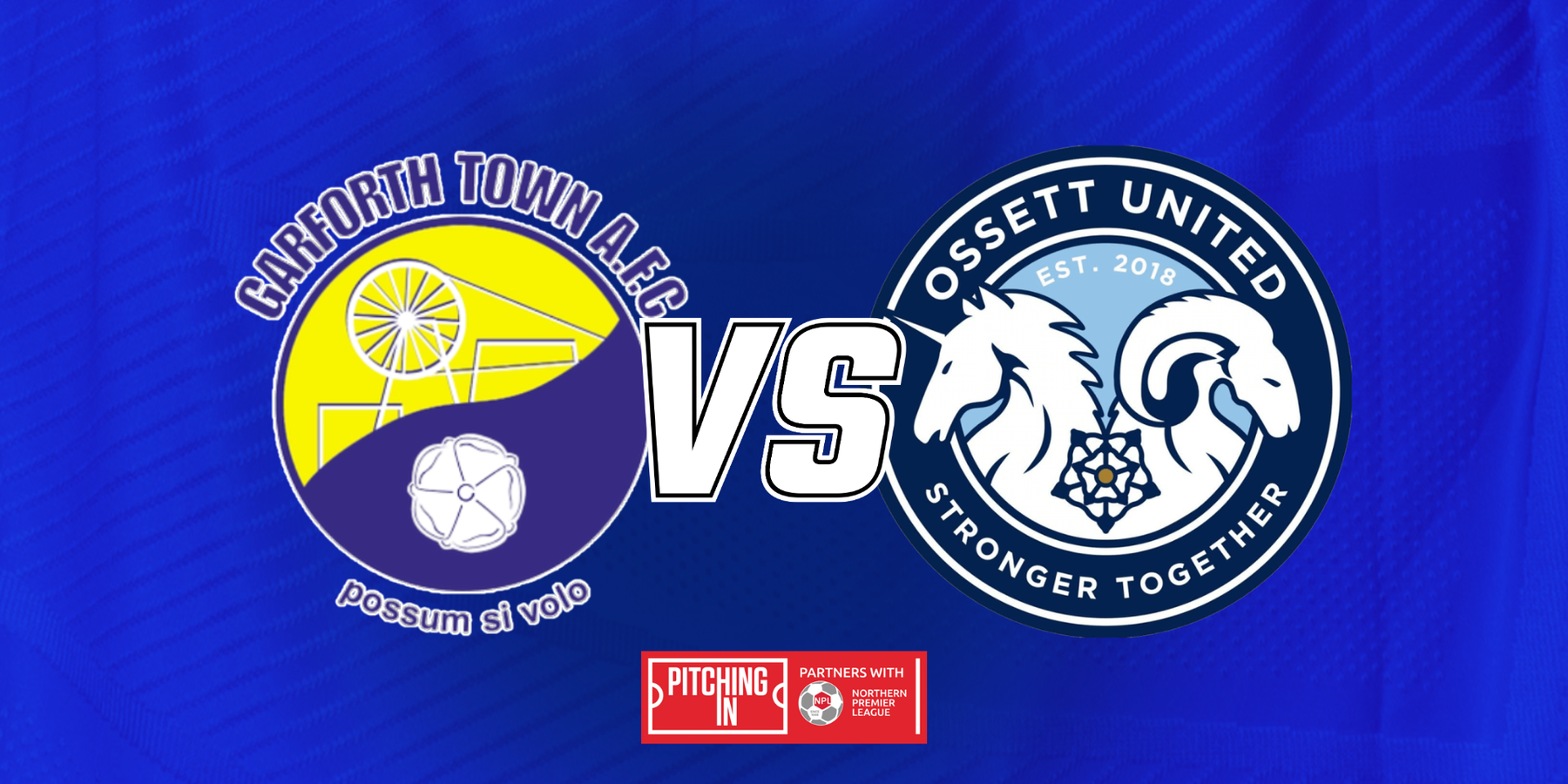 Next match - home to Ossett United (06/10)
