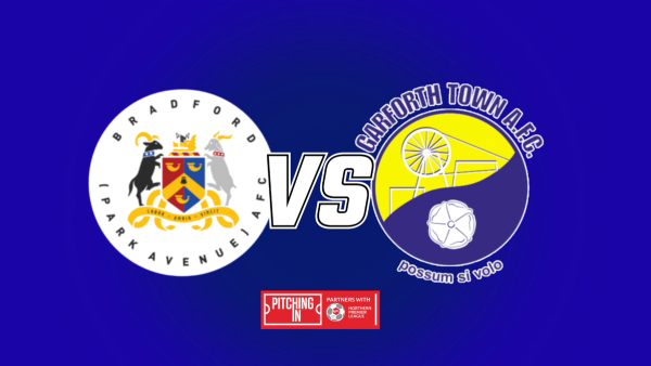 Next match - away to Bradford Park Avenue (26/09)