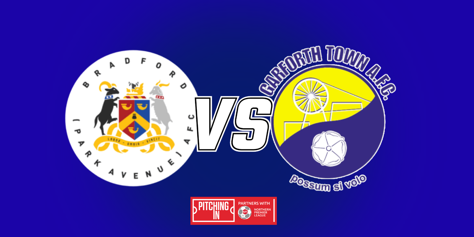 Next match - away to Bradford Park Avenue (26/09)
