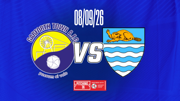 Next match - home to Beverley Town (08/09)