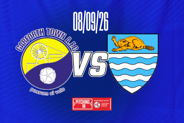 Next match - home to Beverley Town (08/09)
