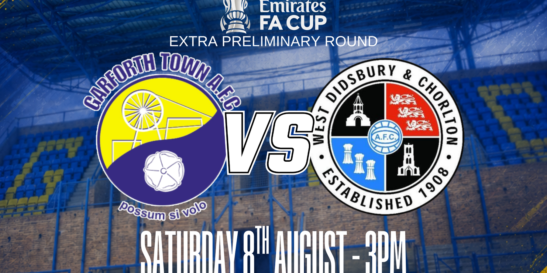Next match - Home to West Didsbury & Chorlton (08/08)