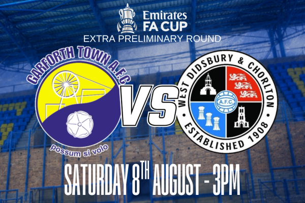 Next match - Home to West Didsbury & Chorlton (08/08)