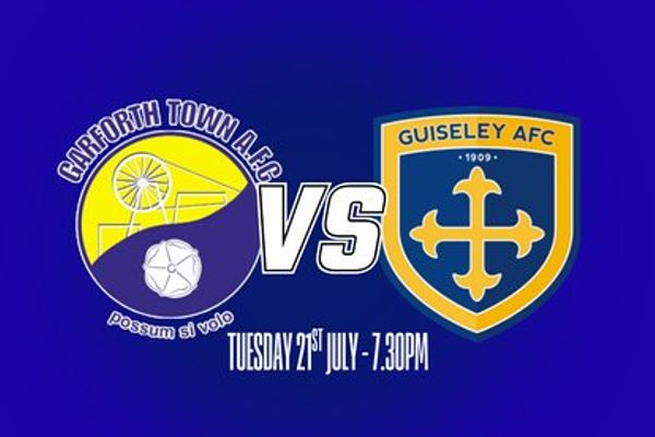 Next Match: Home to Guiseley AFC (21/07)