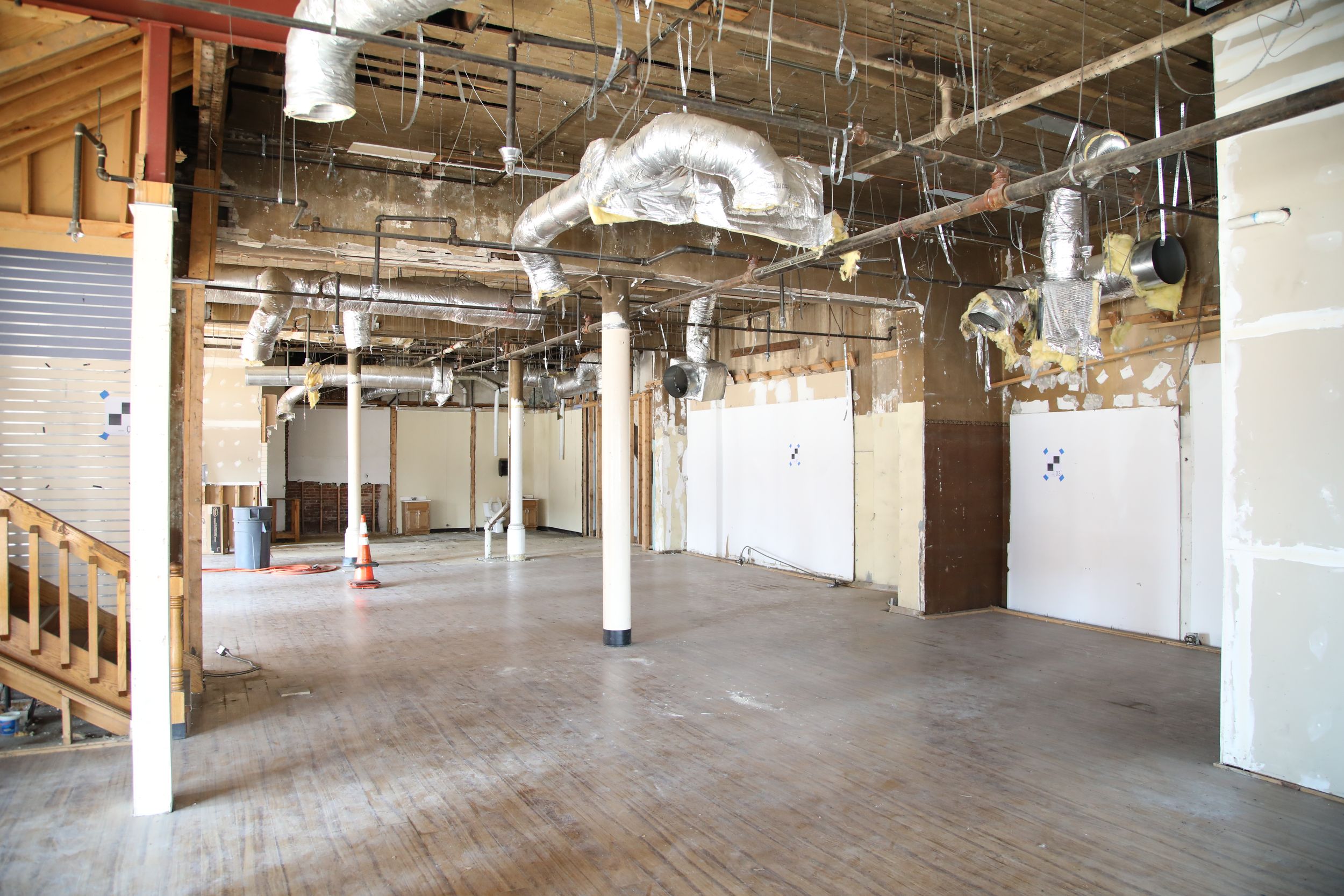 First floor of 200 Broadway before renovation