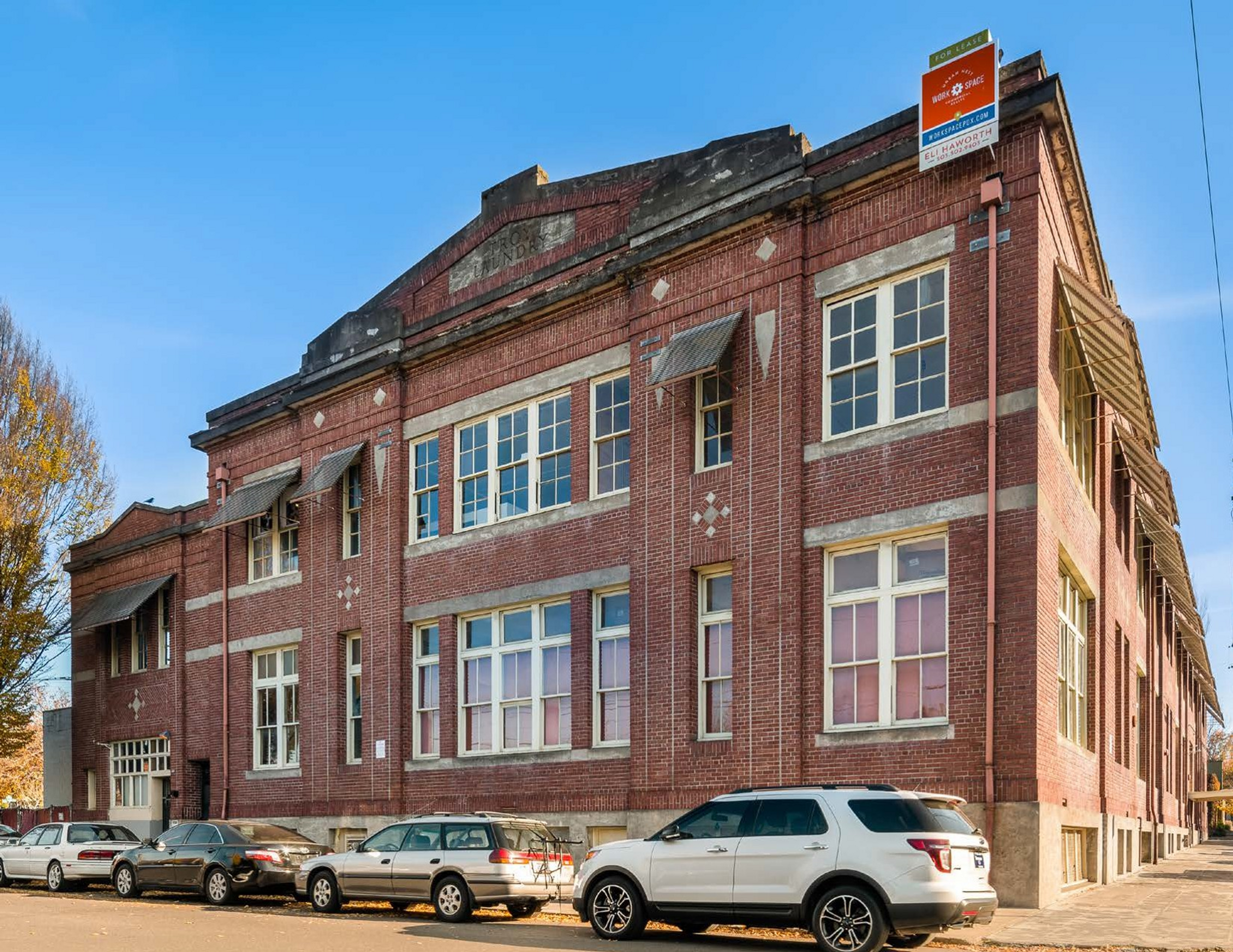 Troy Laundry exterior pre-renovation