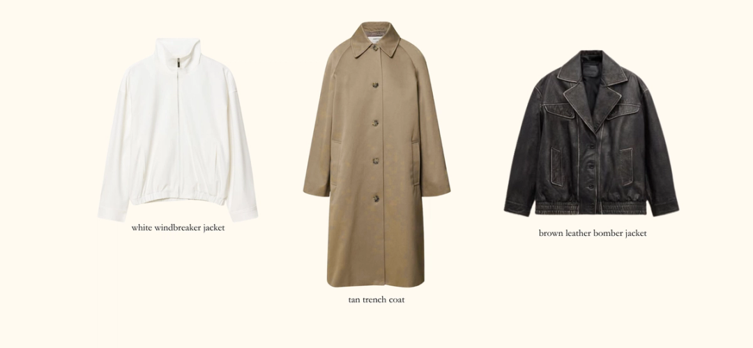 outerwear in my capsule wardrobe