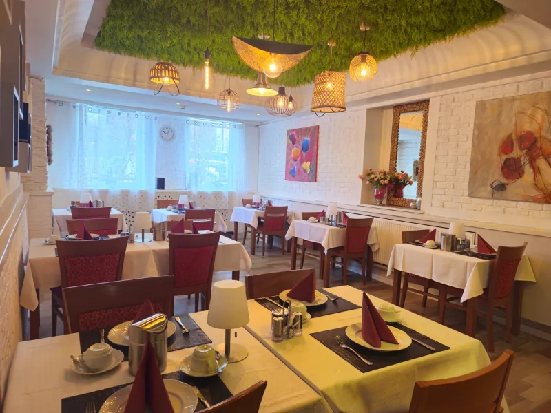 Breakfast buffet at Hotel Almrausch with regional Bavarian specialties