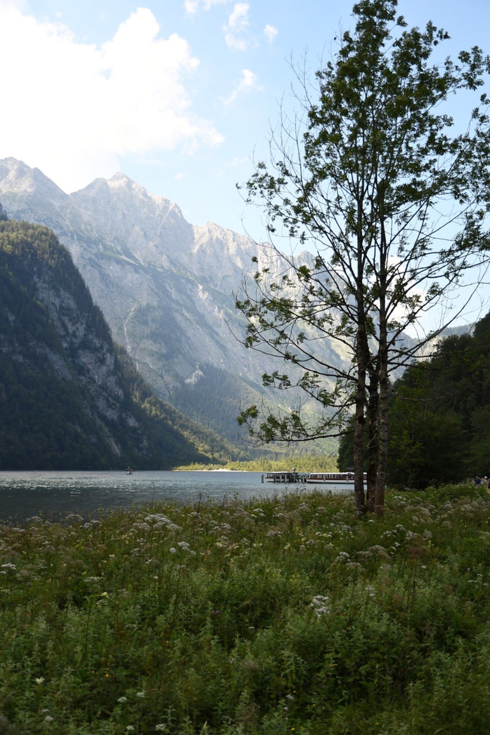 Obersee im Nationalpark Berchtesgaden — geschuetzte Bergnatur