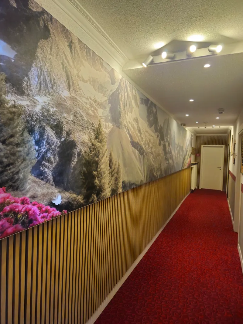 Loving interior design detail in the Rosenhaus of Hotel Almrausch Bad Reichenhall