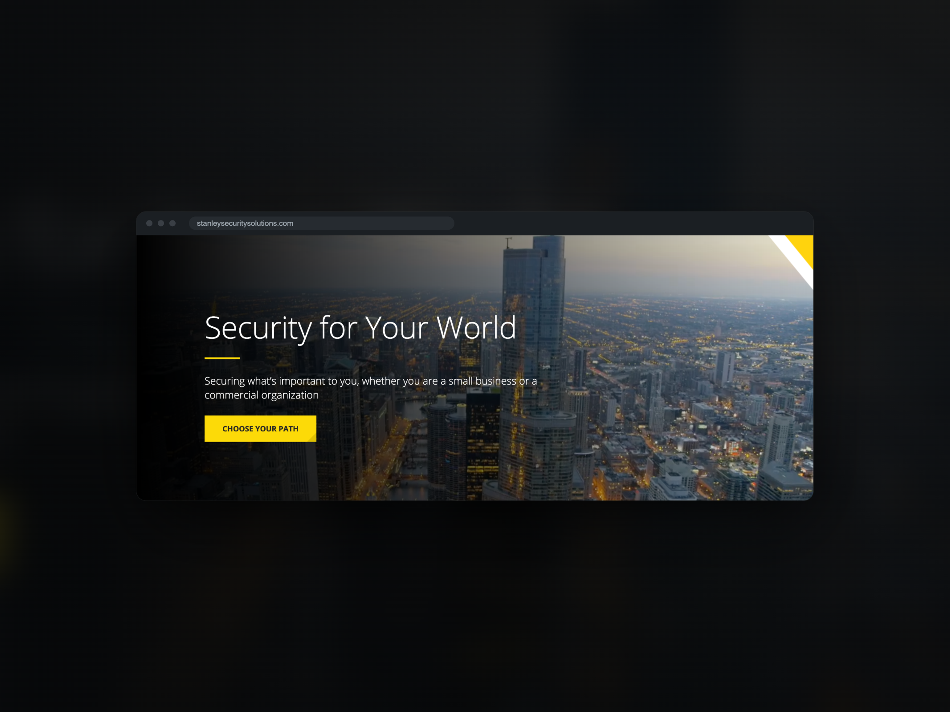 Stanley Security: a global web presence for an international security integrator