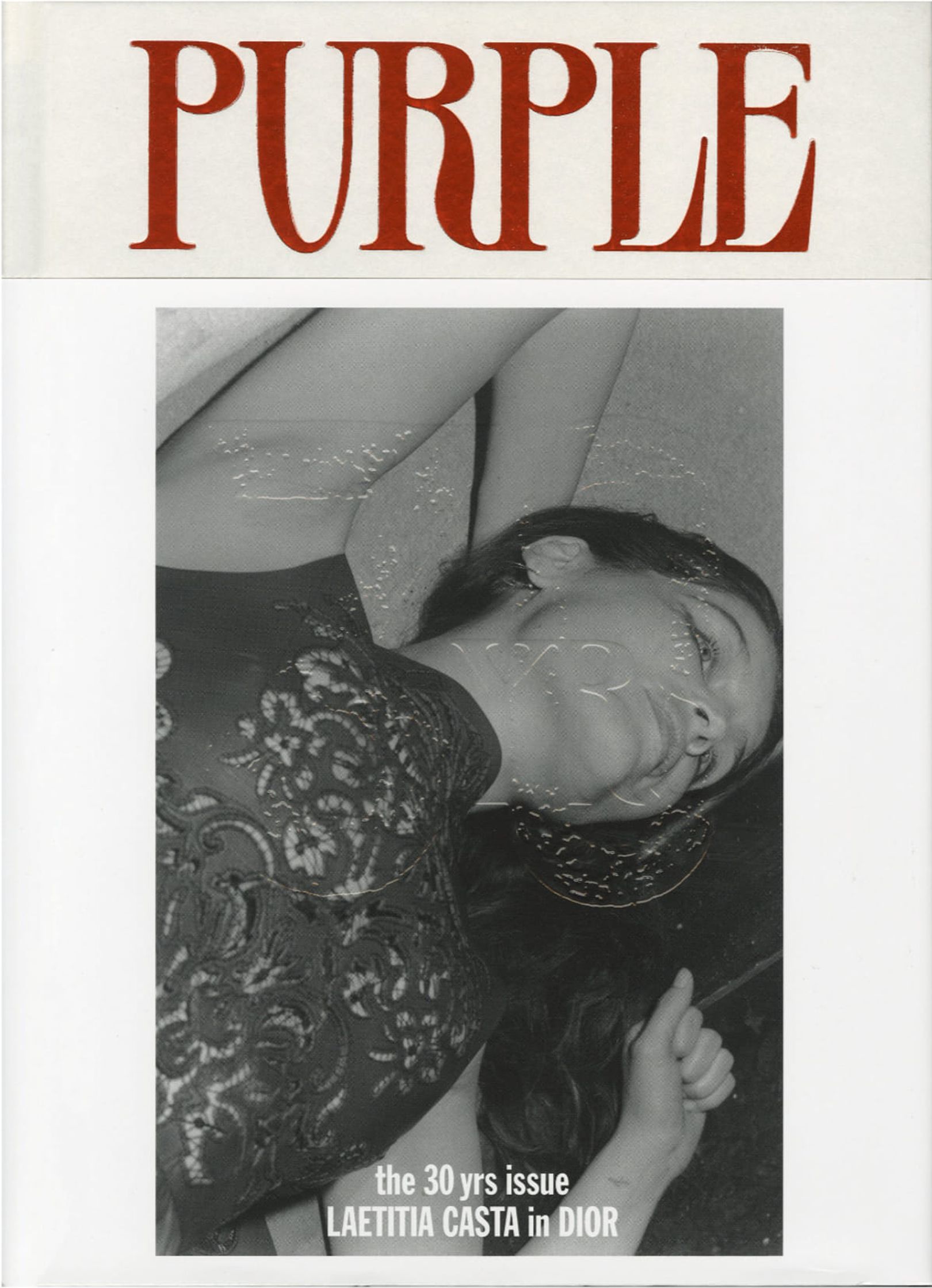 Purple Fashion Magazine The 30 yrs issue LAETITIA CASTA in DIOR 5