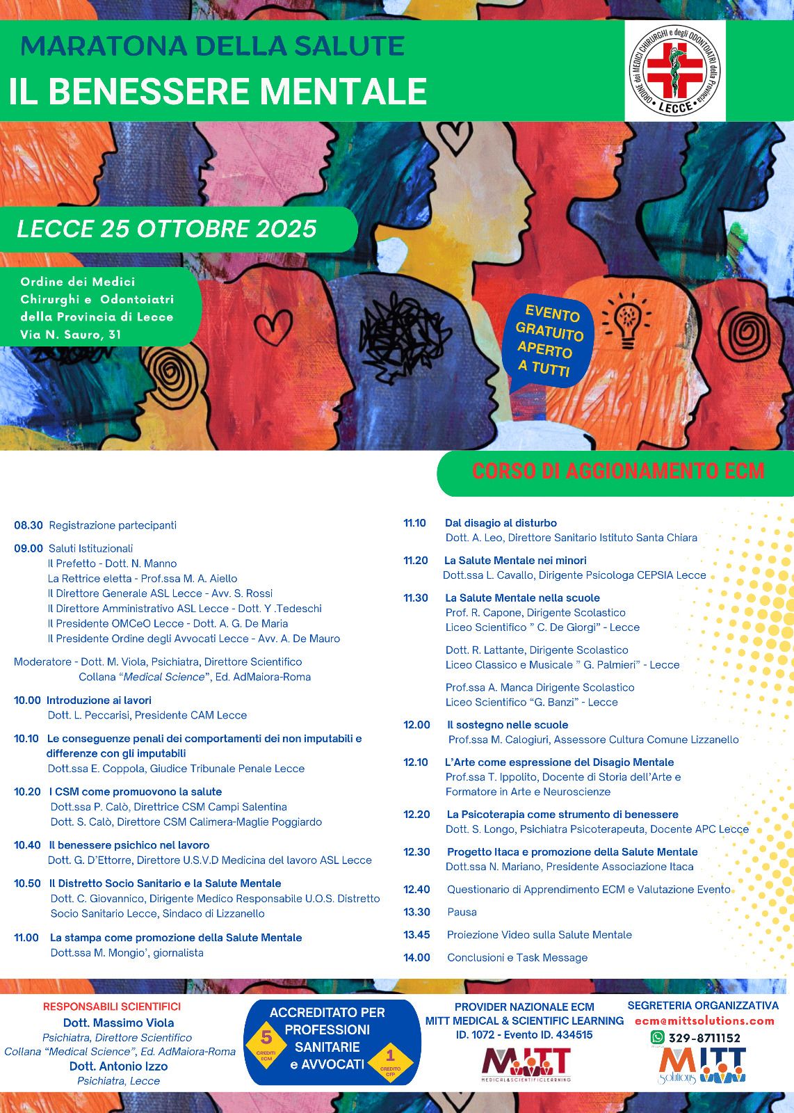 Locandina per MARATONA DELLA SALUTE - IL BENESSERE MENTALE