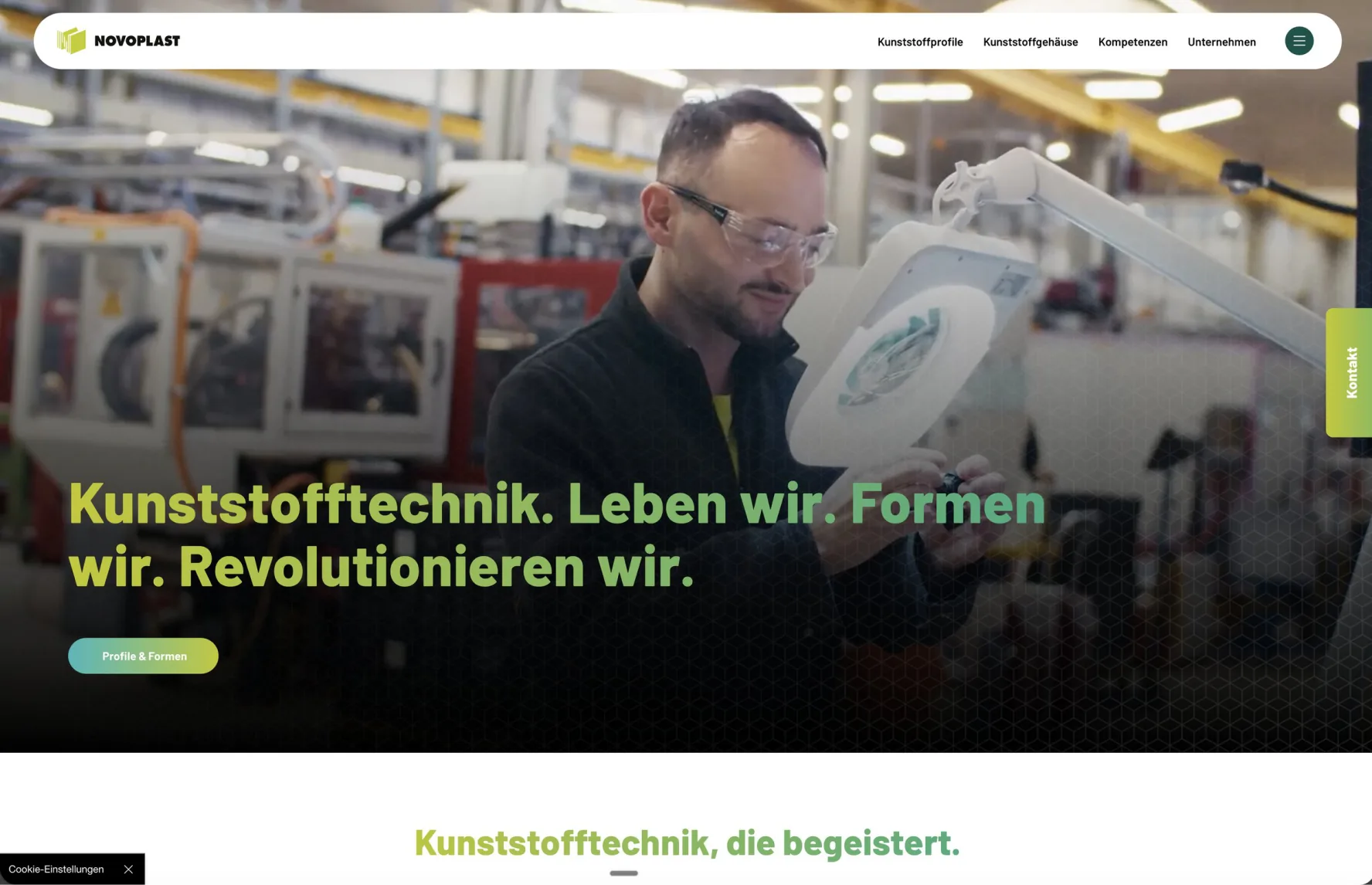 Neue Website von Novoplast