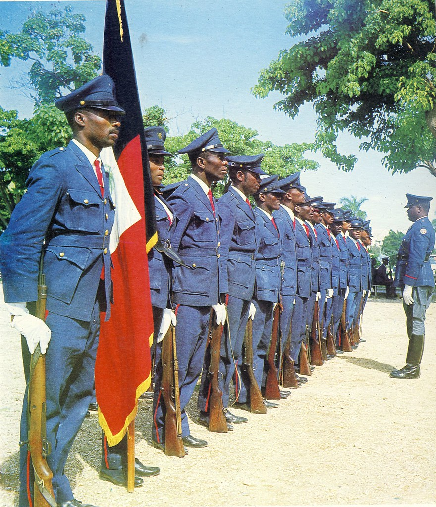 Haiti's Tonton Macoutes (Milice Volontaires de la Sécurité Nationale) under François Duvalier 