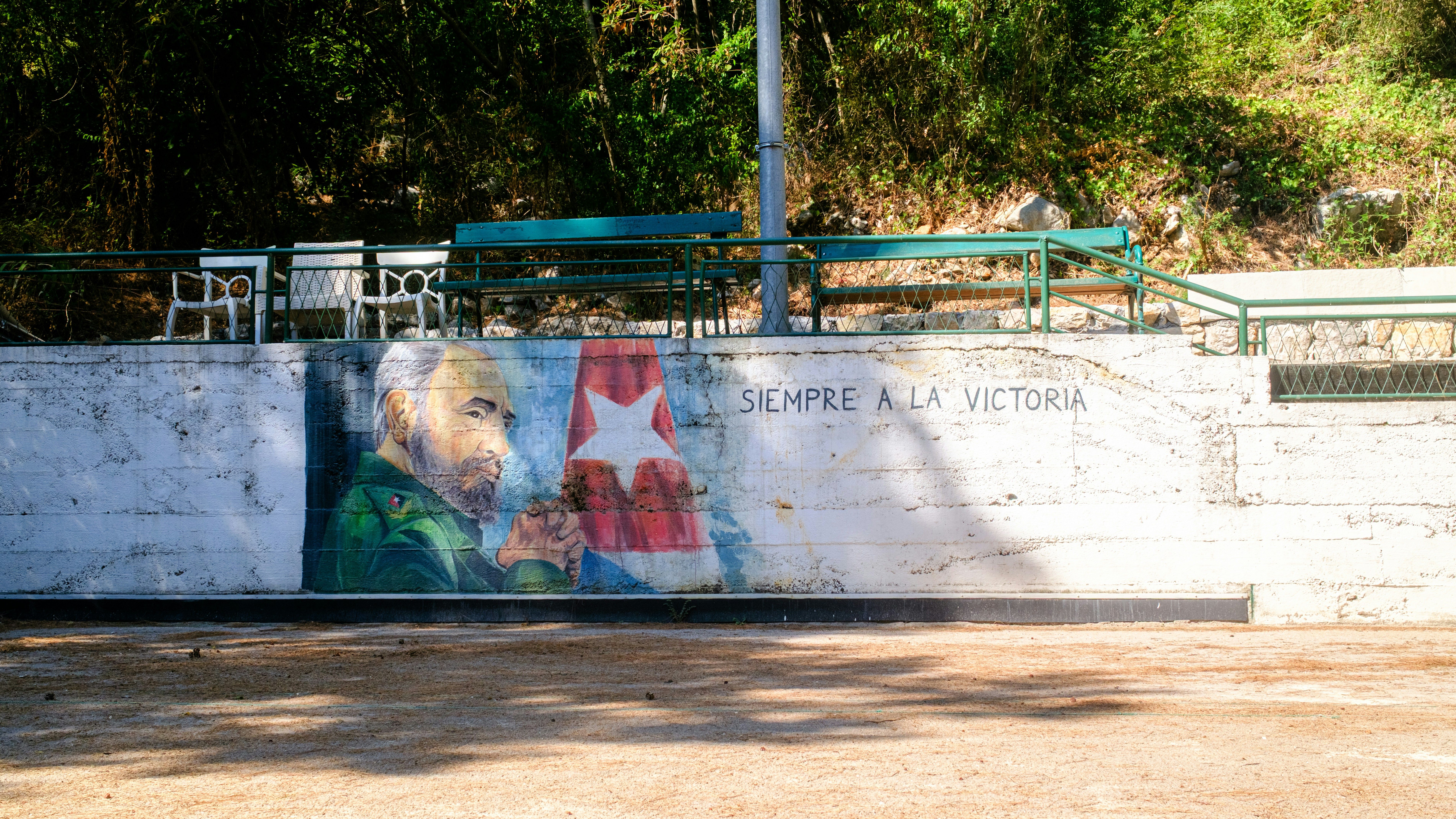 Fidel Castro mural in Havana, Cuba