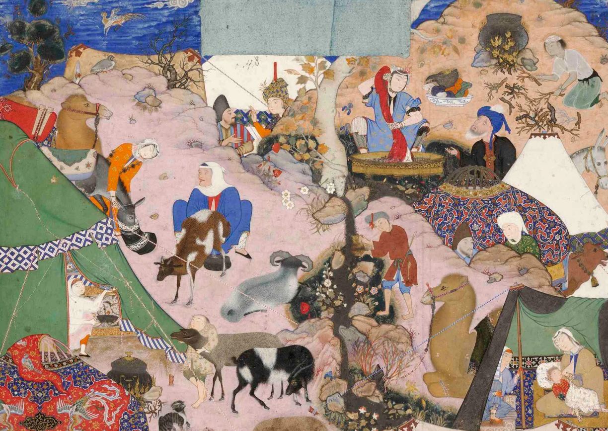 Medieval Persian painting. Photo: www.arthistoryproject.org.