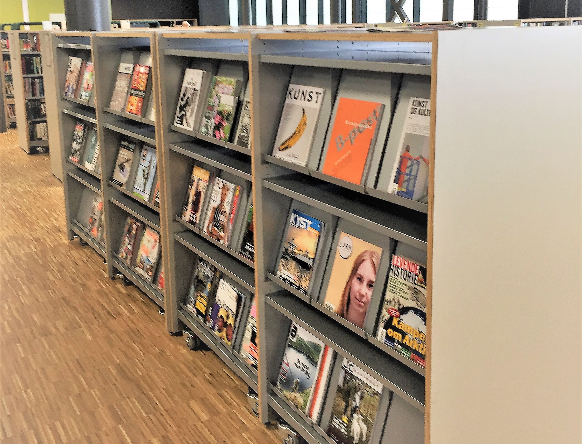 en bok kalt kunst er på en hylle i et bibliotek