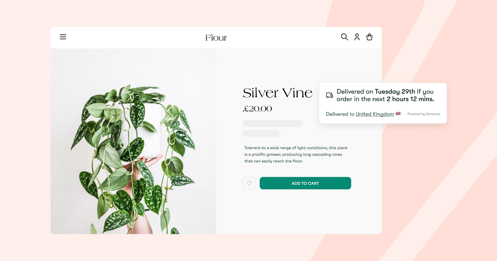 Zenstores Convert on a Shopify Product Page