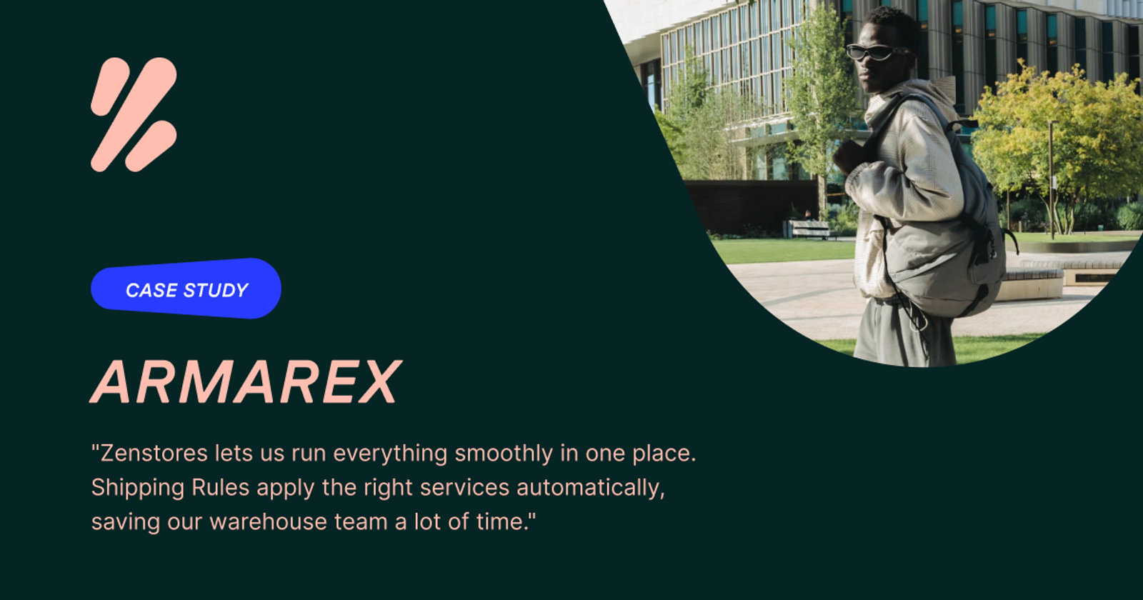 Armarex Zenstores & PostCo Case Study. "Zenstores lets us run everything smoothly in one place. Shipping Rules apply the right services automatically, saving our warehouse team a lot of time."