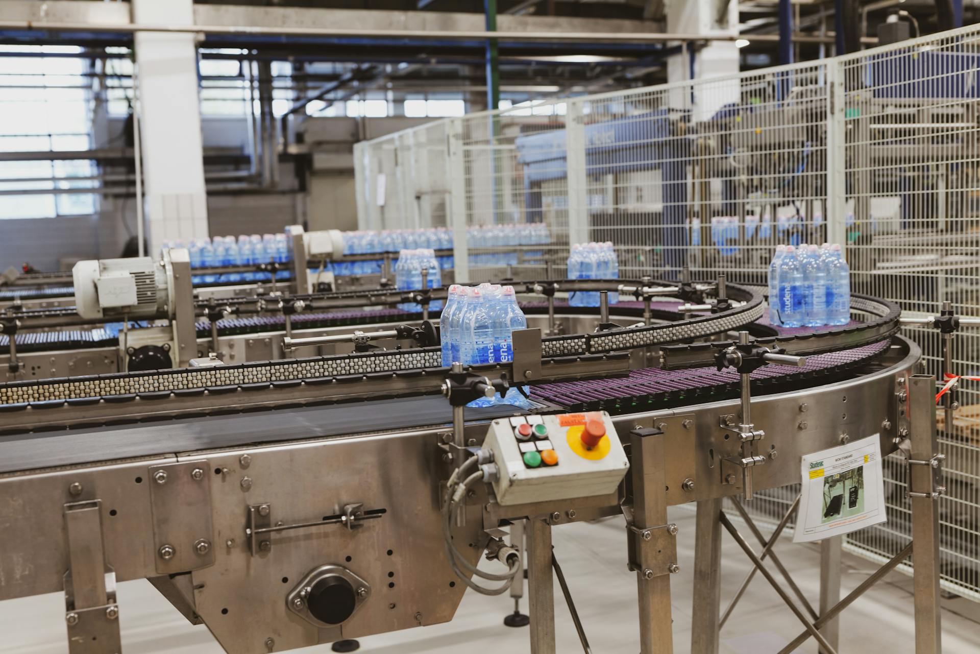 Convoyeur pharmaceutique production