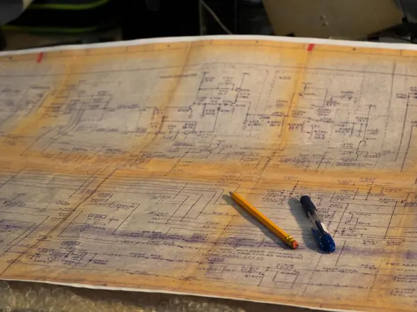 Bureau d'études — schéma technique et conception industrielle
