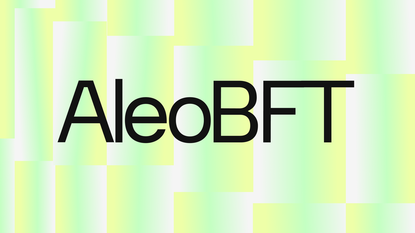 AleoBFT: Explore Aleo's consensus layer