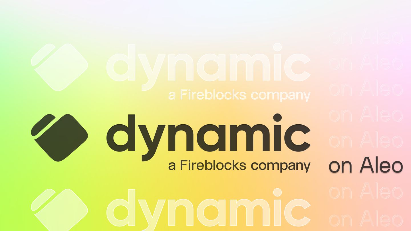 Dynamic & Aleo: Making it easy to build private payment apps | Built on Aleo