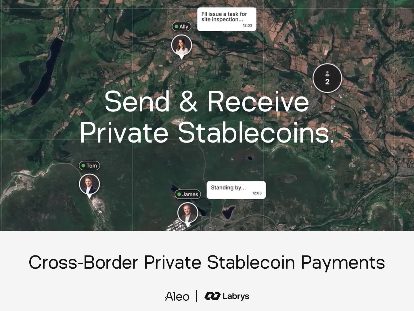 Private Stablecoin Payments for Public Good: Labrys & Aleo