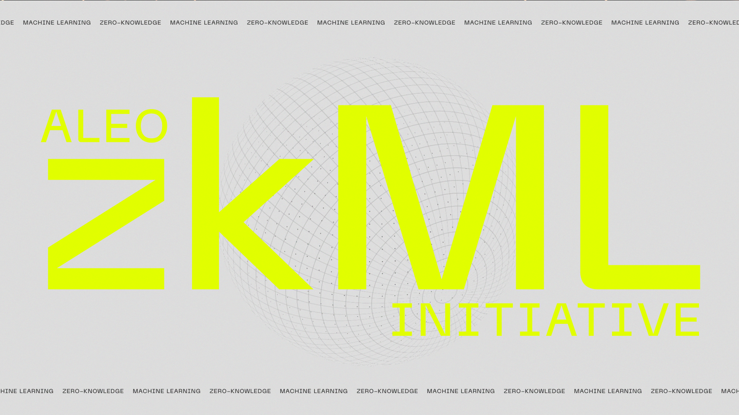 Pioneer the future of private machine learning with Aleo’s zkML Initiative