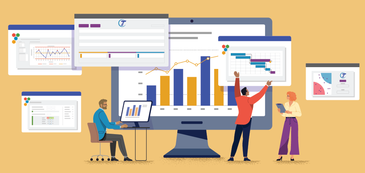 Image of people with TRACtion and EngineRoom software