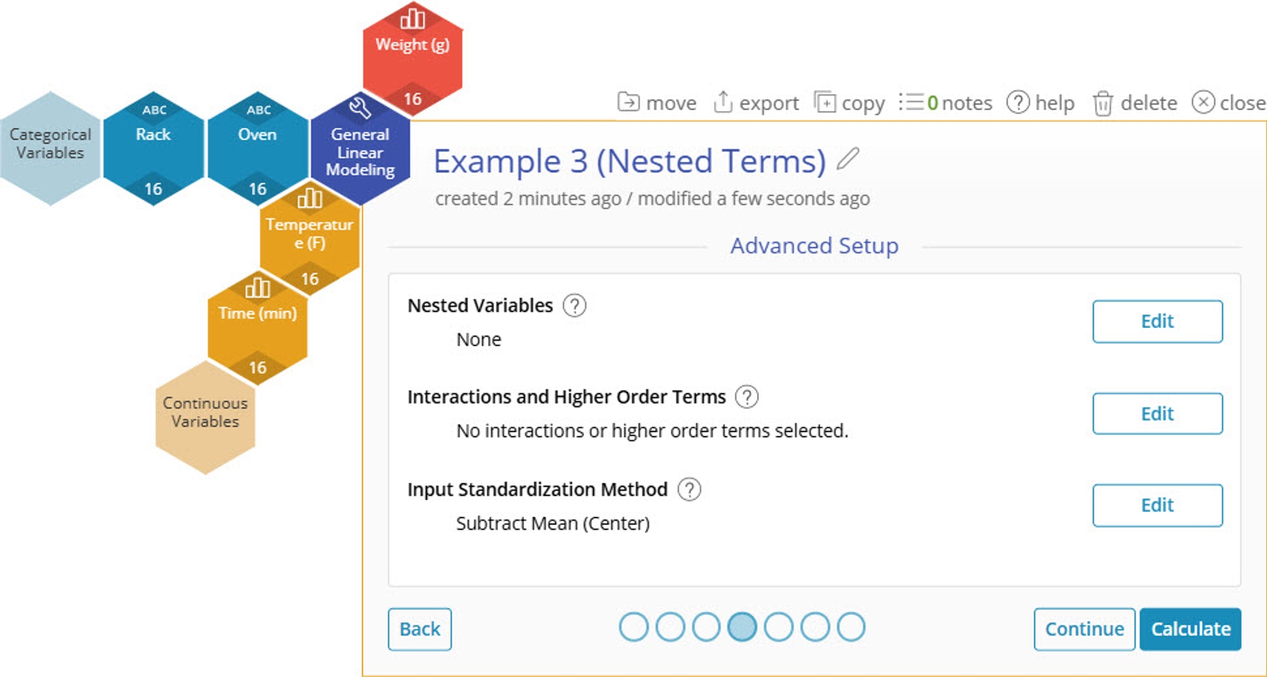 GLM example 3 nested model setup continued