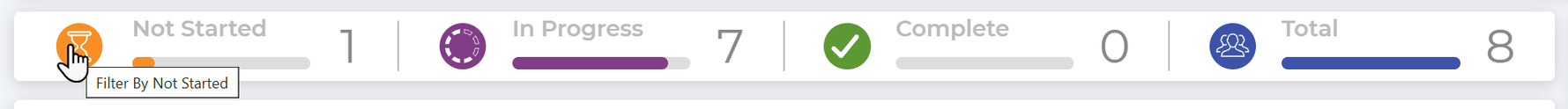 coach view status bar filter