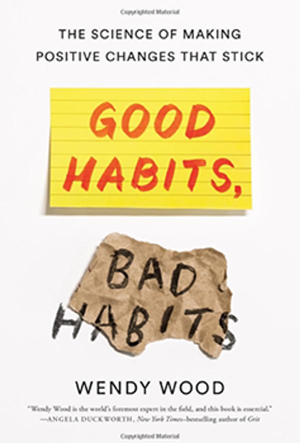 Good habits, bad habits book by Wendy Wood