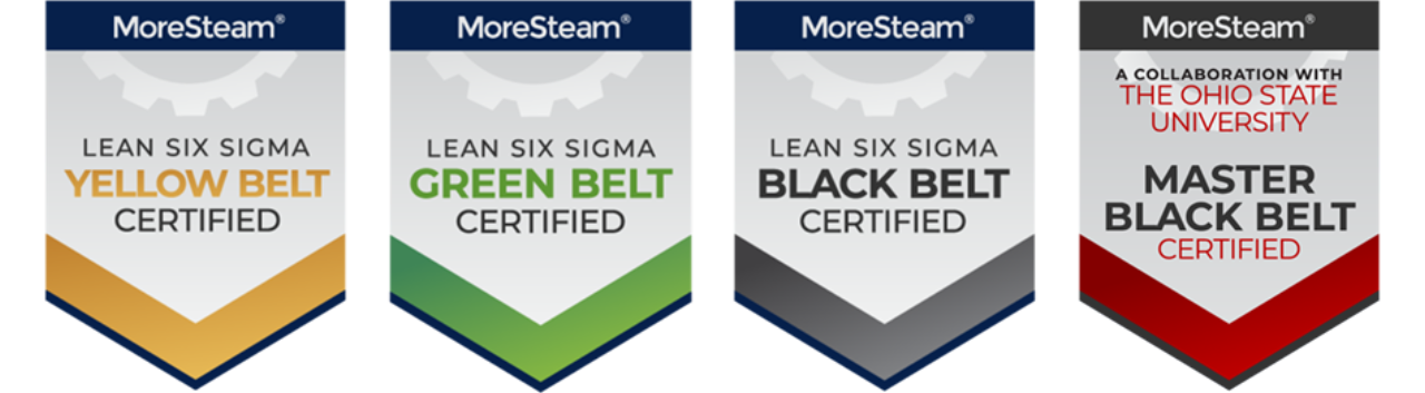 MoreSteam Certification Badges