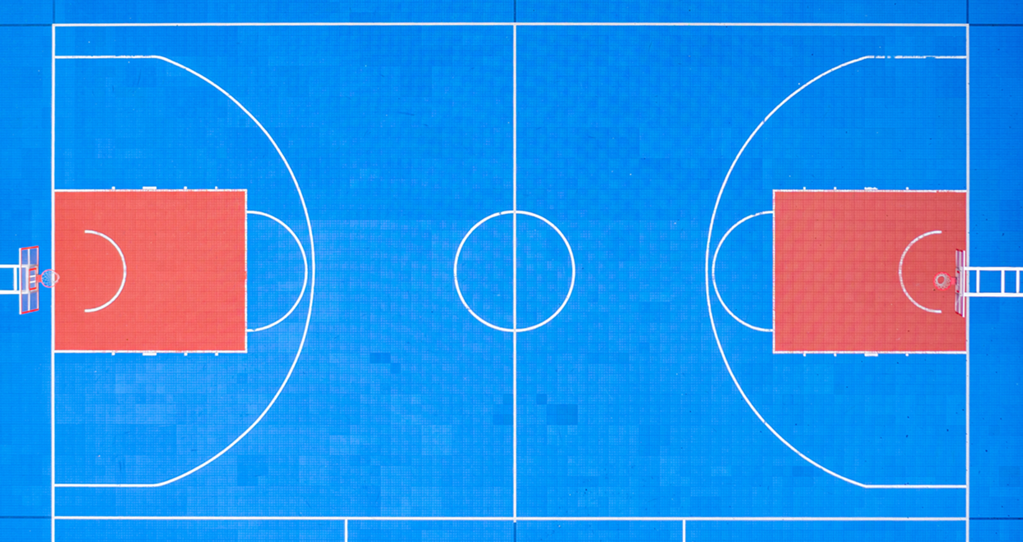 A basketball court