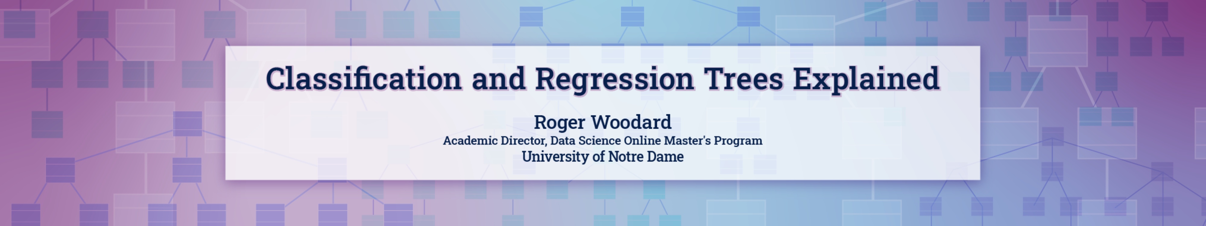 Classification and Regression Trees Explained