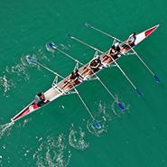 People rowing