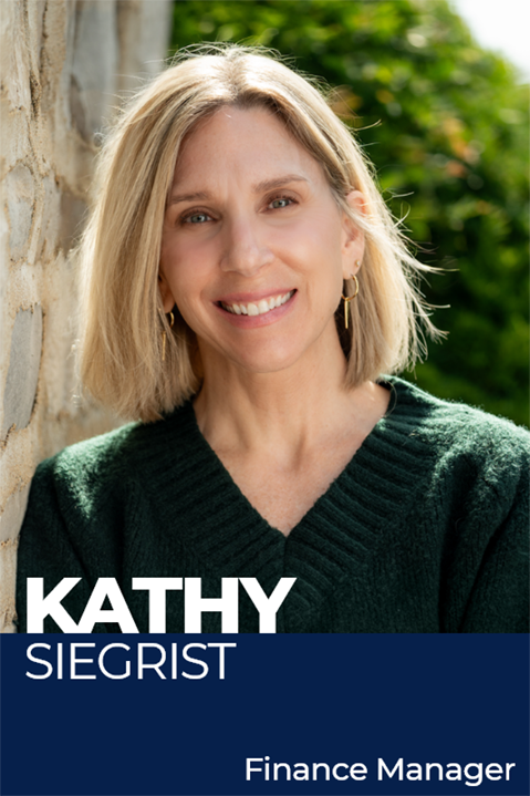 Kathy Siegrist, Finance Manager
