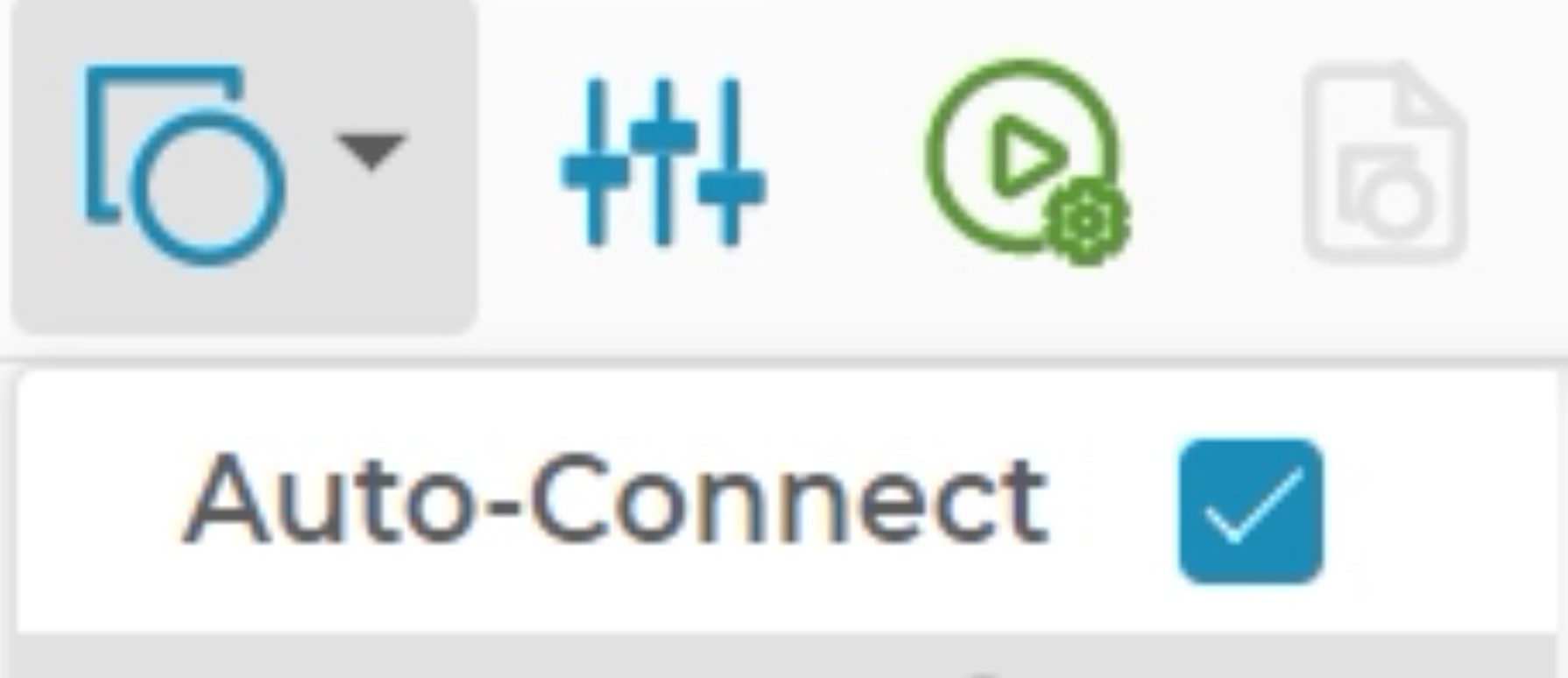 Autoconnect option selected.