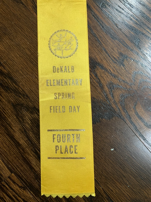 Fourth Place field day ribbon