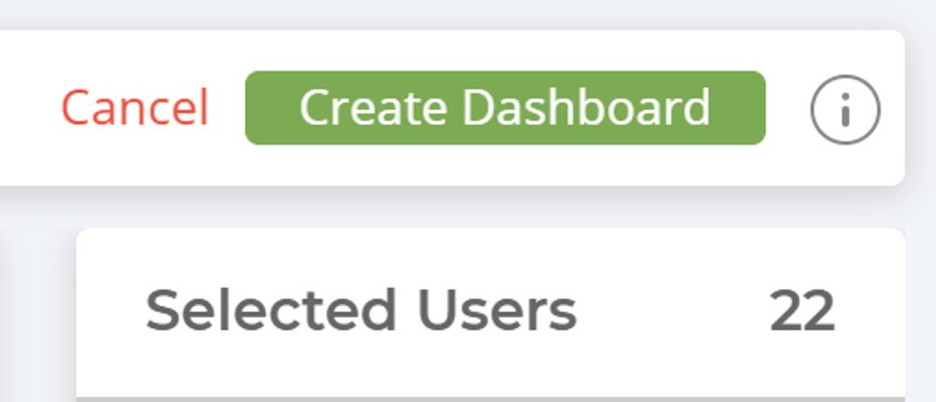 create dashbpard button
