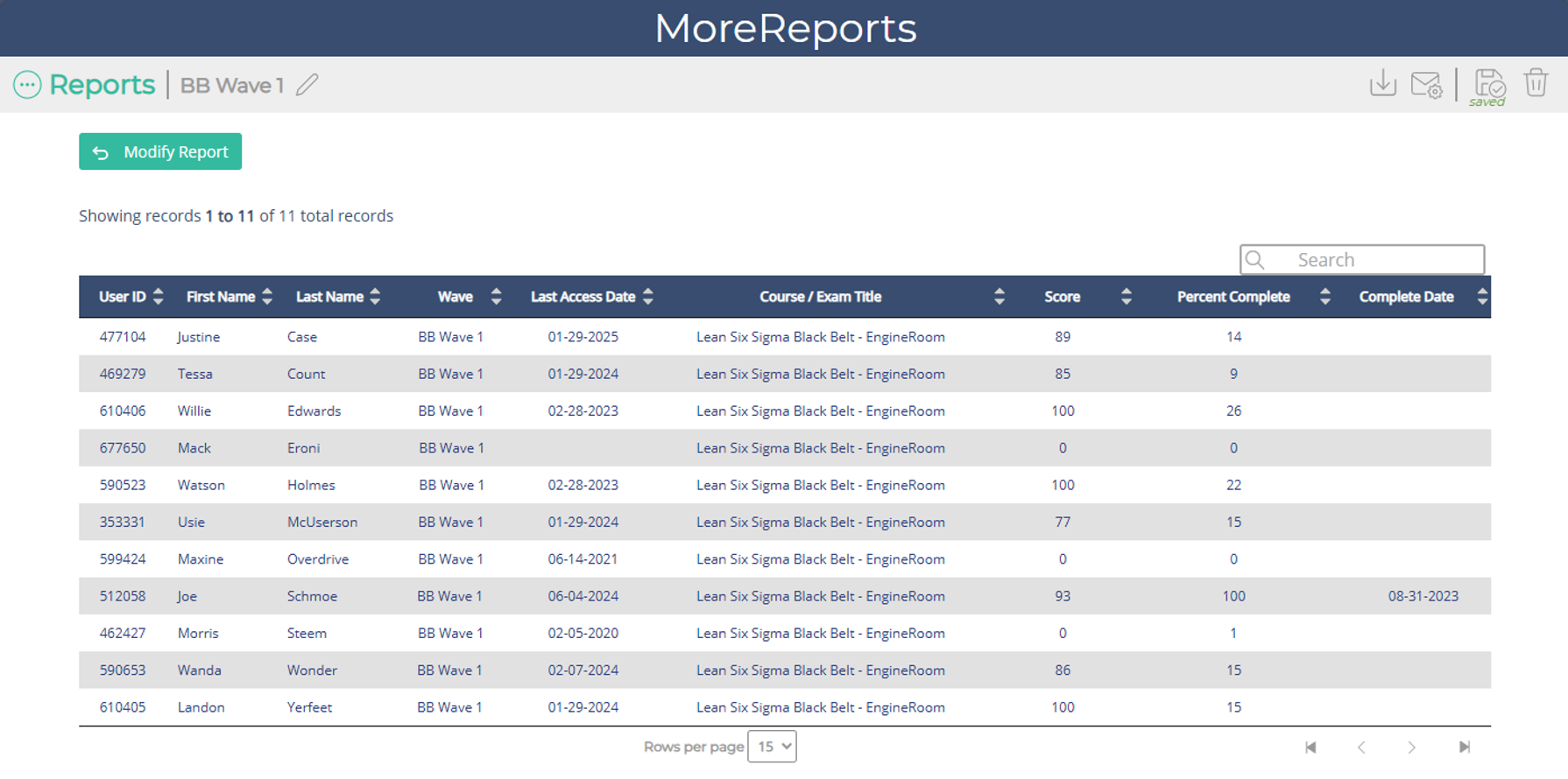 MoreReport of BB Wave 1