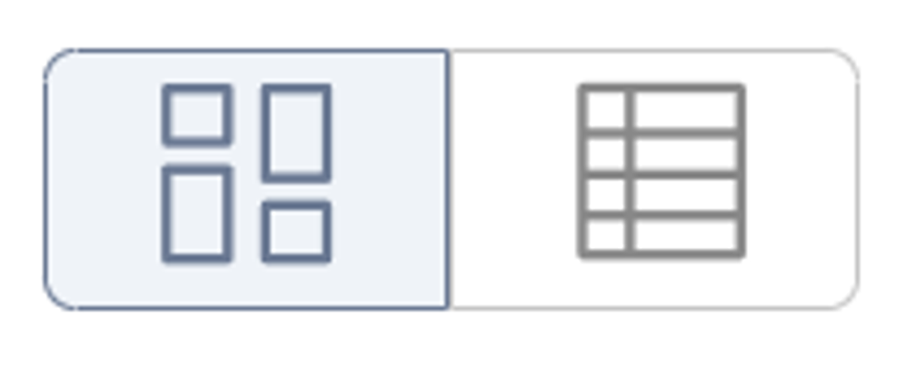 dashboard view toggle
