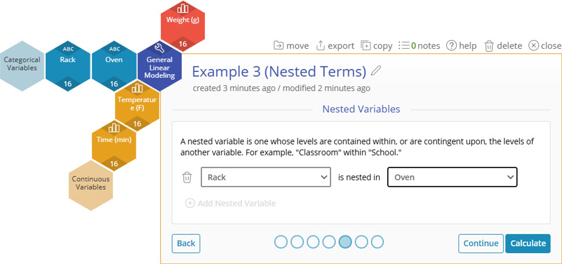 GLM example 3 nested model setup continued