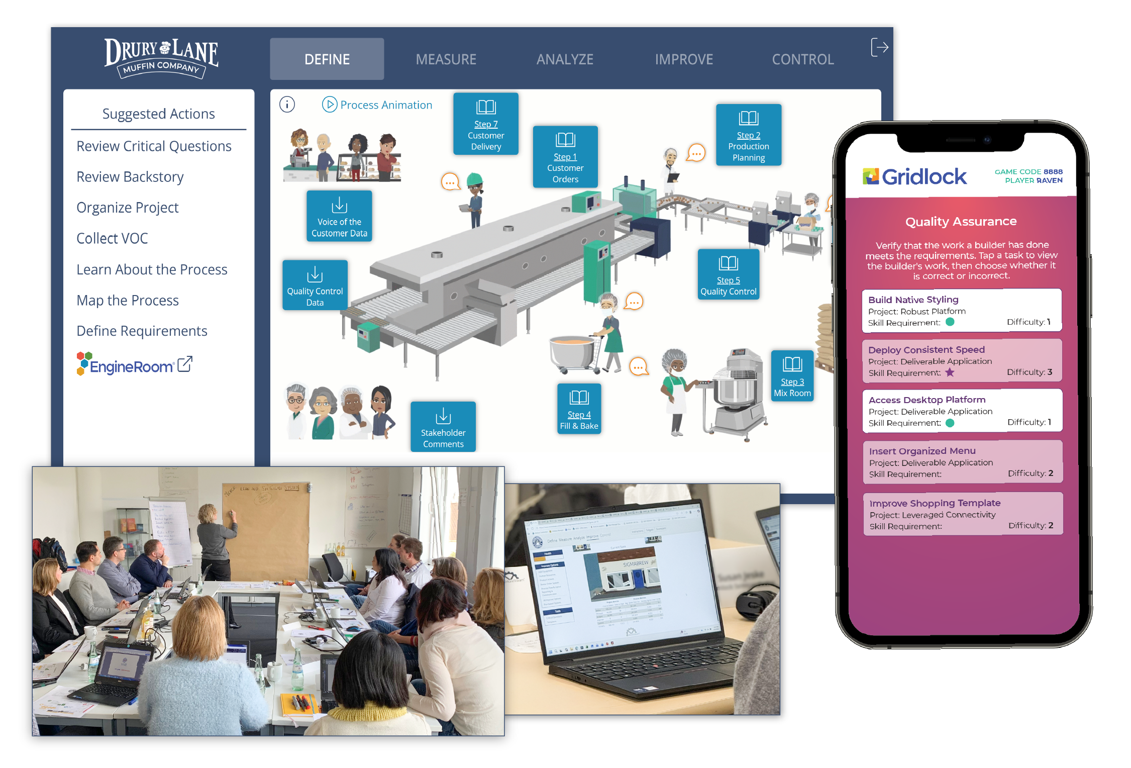 Practice and reinforcement simulation interface