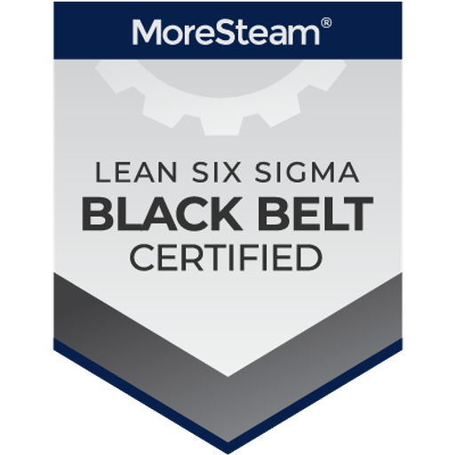 MoreSteam Black Belt Badge