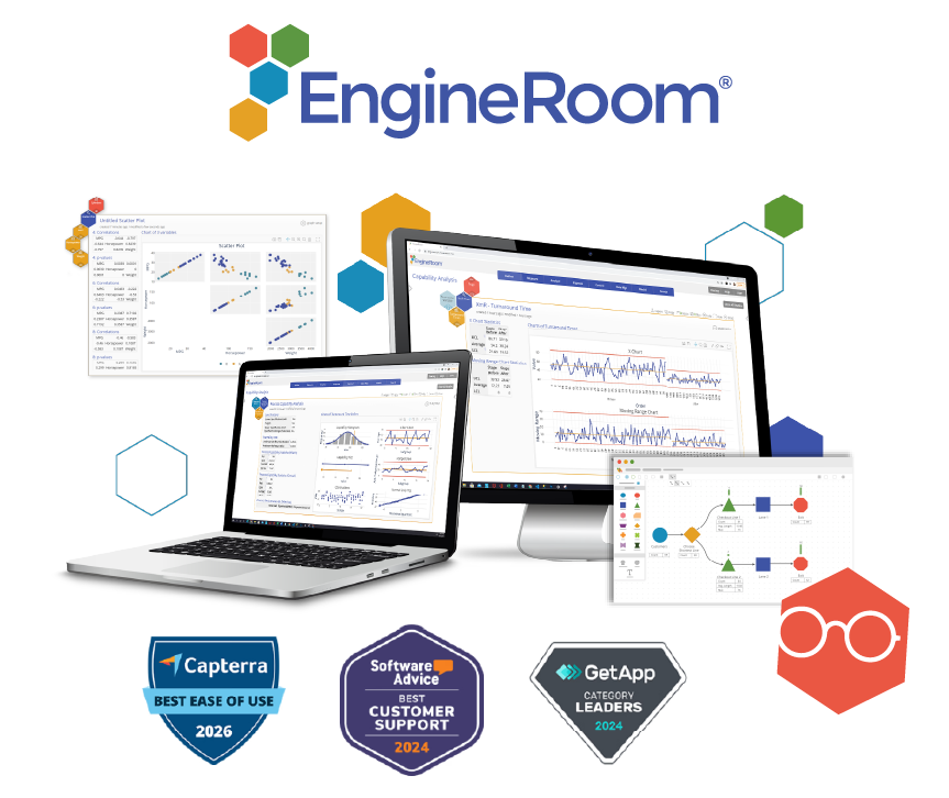 EngineRoom data analysis software screens