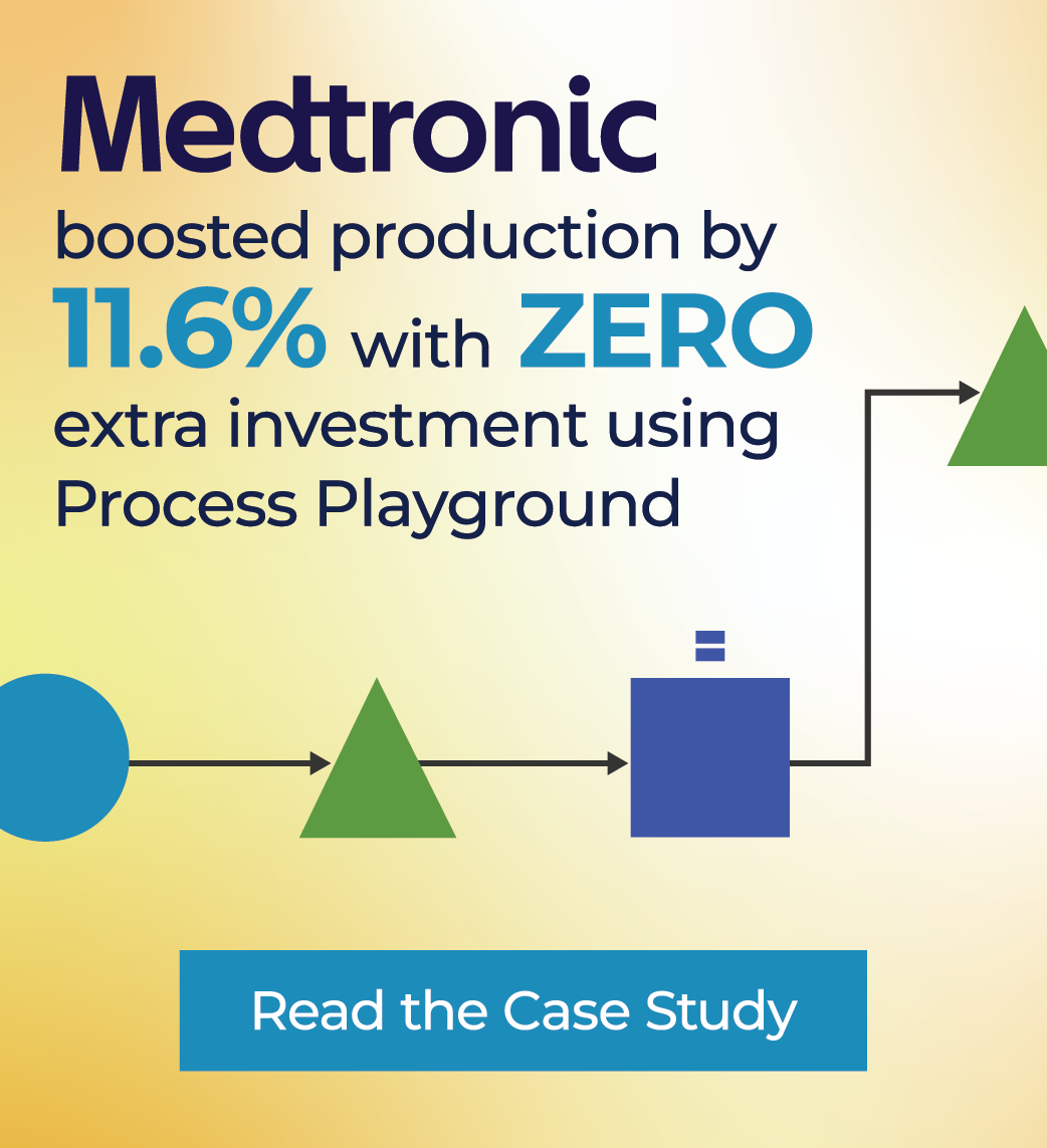 Medtronic Boosted Production by 11.6% with ZERO extra investment using Process Playground.